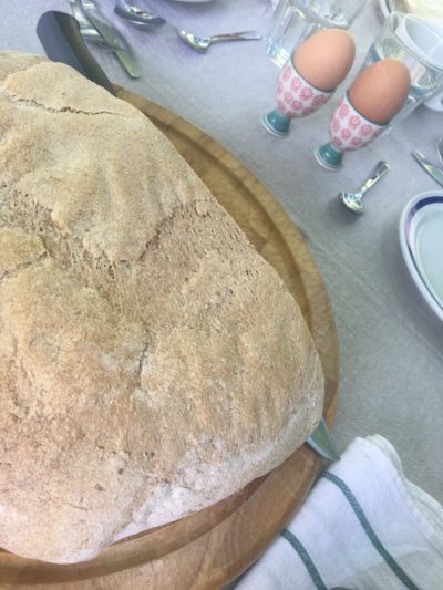 bread on the table