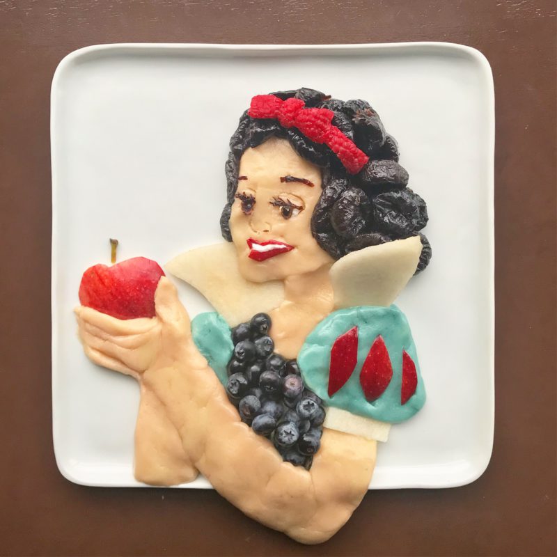 Harley Food Art Snow White