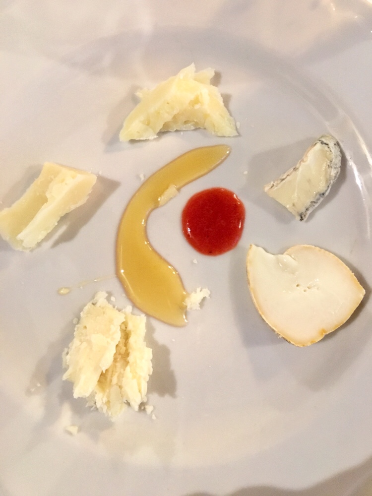 cheese plateau Zazzeri Locanda del sole